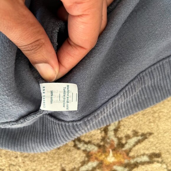 Marine Layer Florence Blue Corduroy Shift Dress Heavyweight Pockets Rear Zip- Sm - Picture 6 of 8